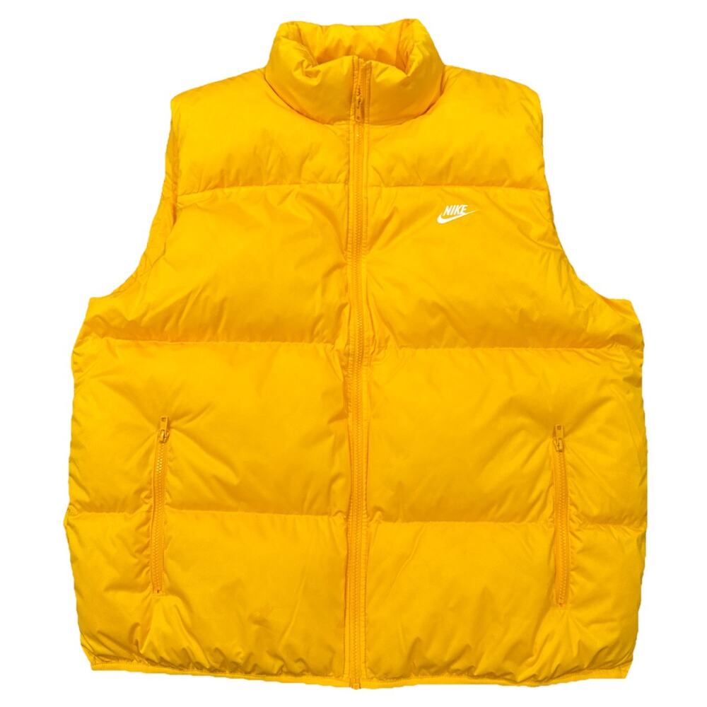 Nike Sportswear PrimaLoft Yellow Puffer Vest FB7373-739 Men's Size XL